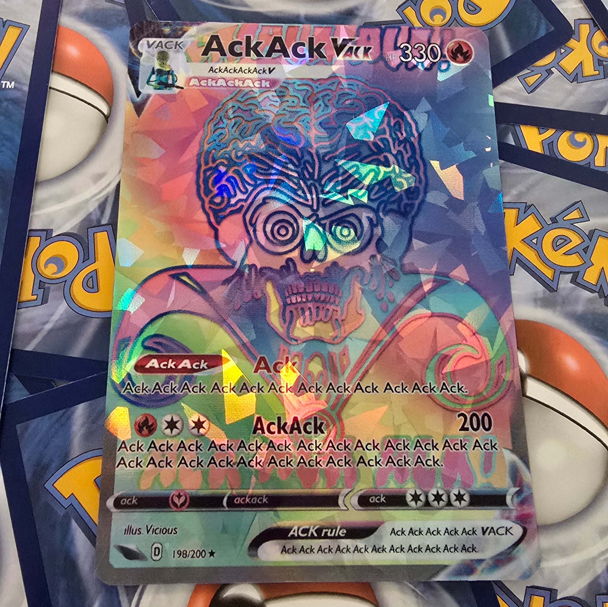 Mars Attacks Pokemon Card - ACK!!!
