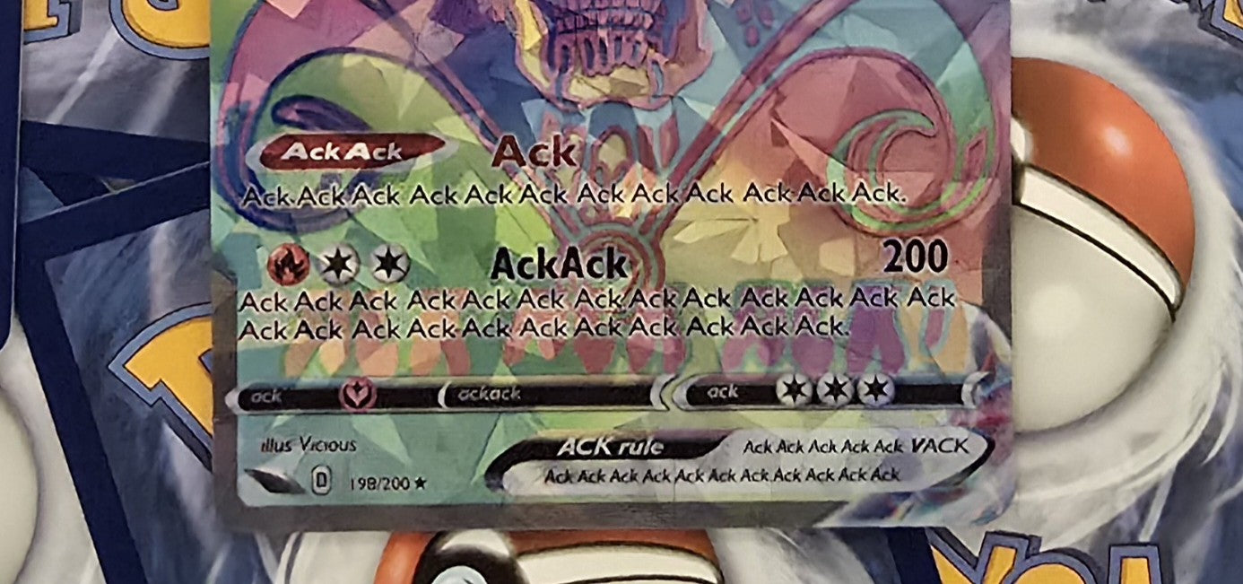 Mars Attacks Pokemon Card - ACK!!!