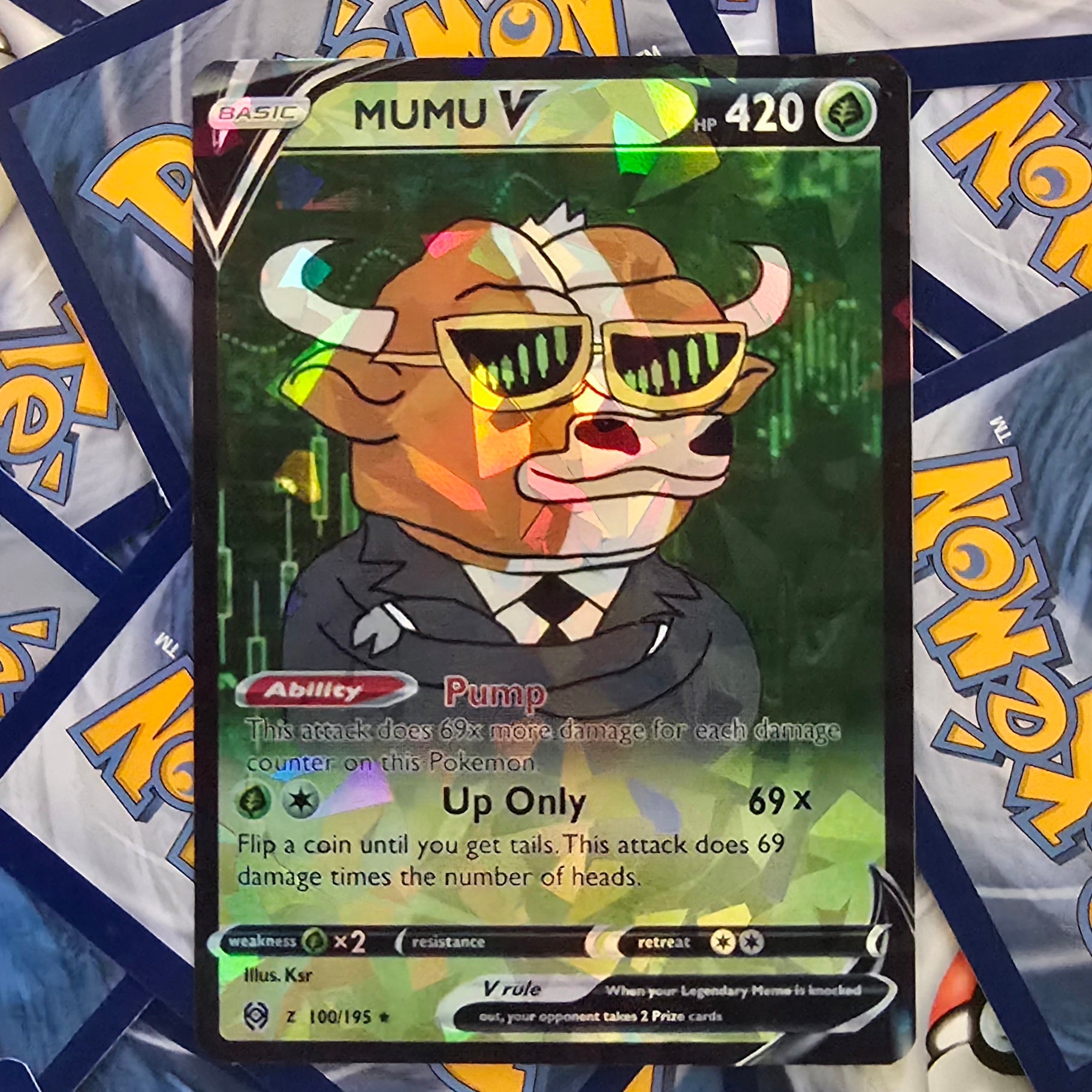 MUMU Meme Pokemon Card
