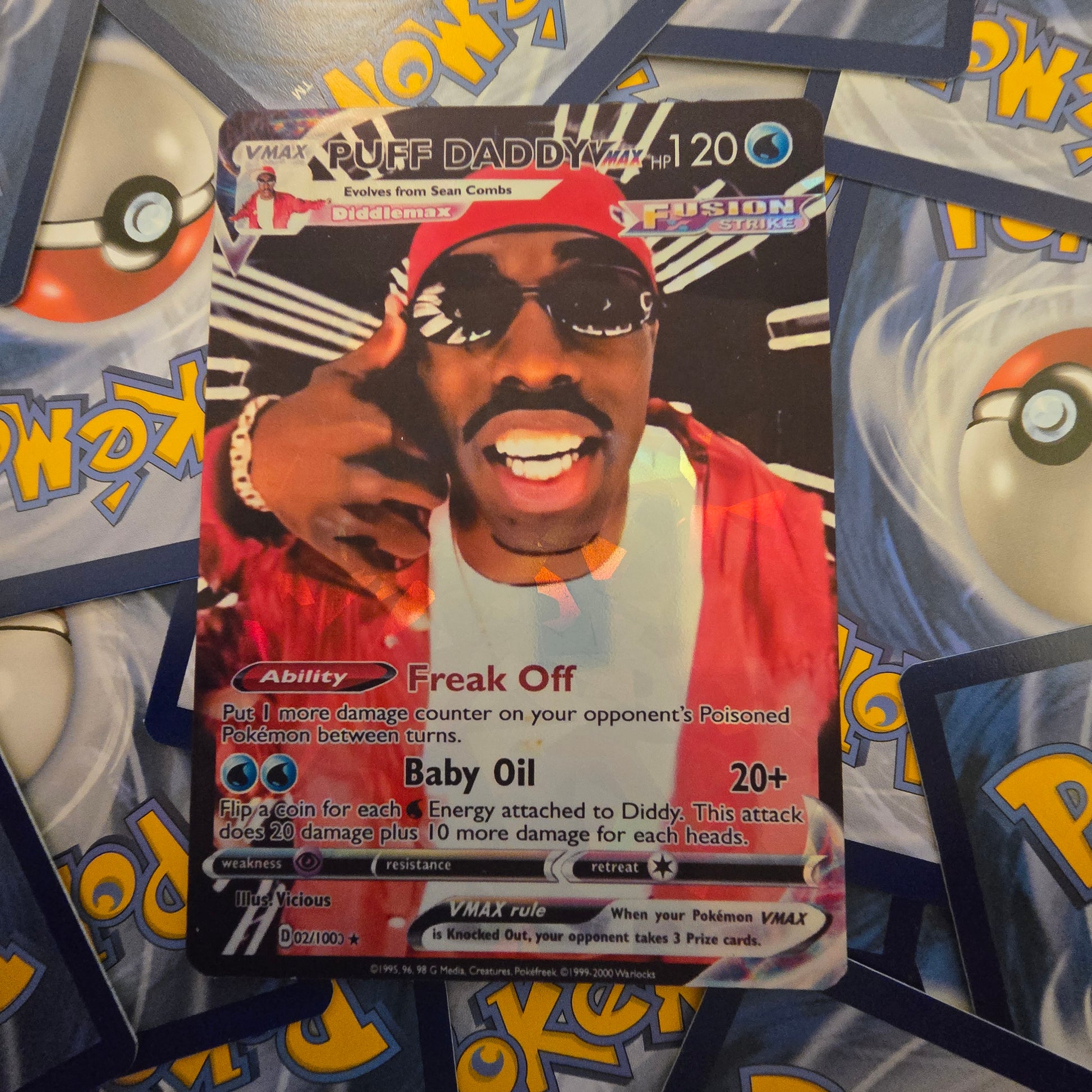 P Diddy Pokemon Card - Puff Daddy