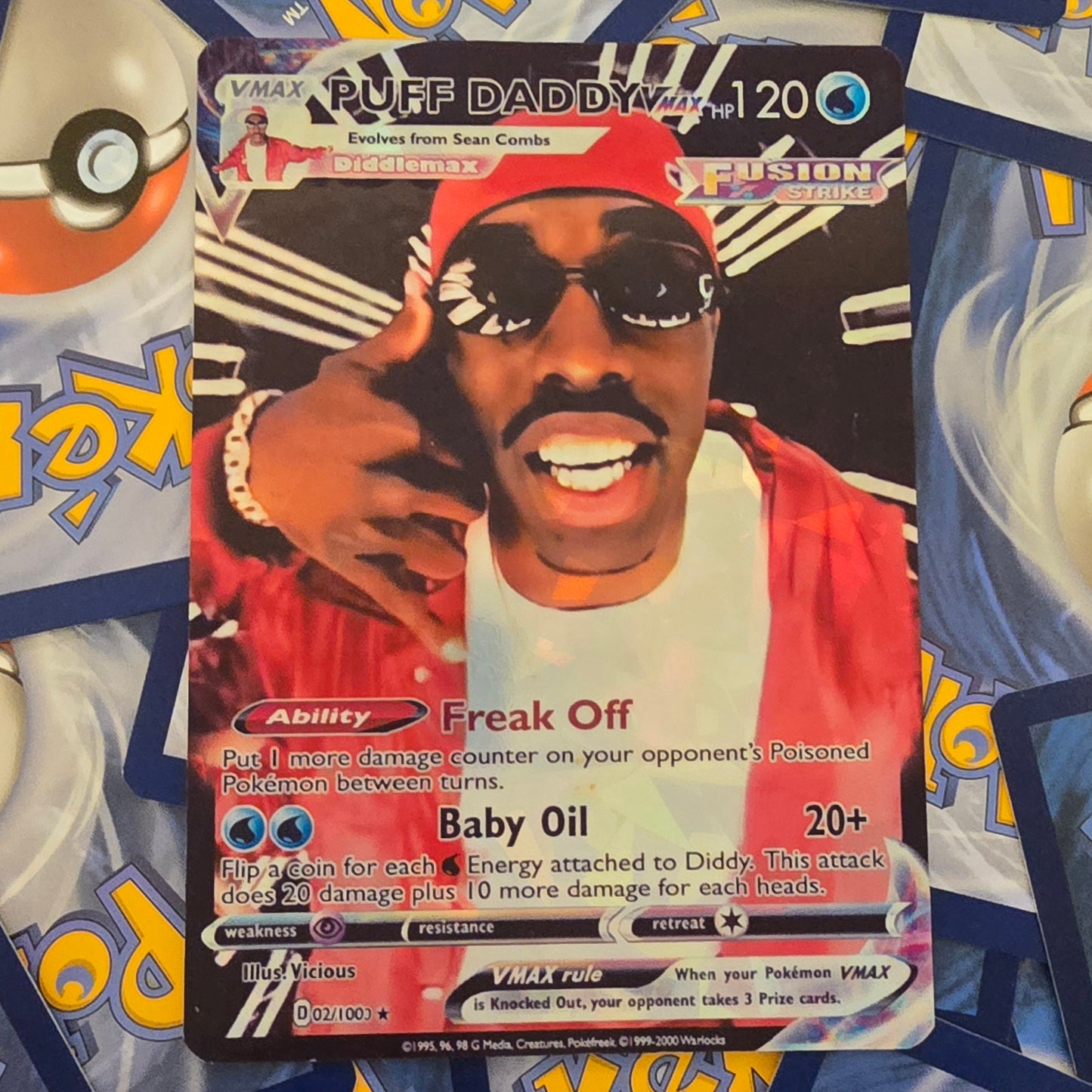 P Diddy Pokemon Card - Puff Daddy