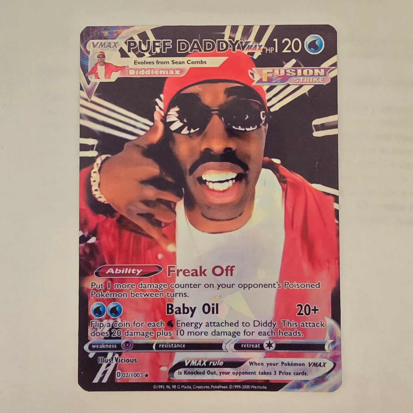 P Diddy Pokemon Card - Puff Daddy