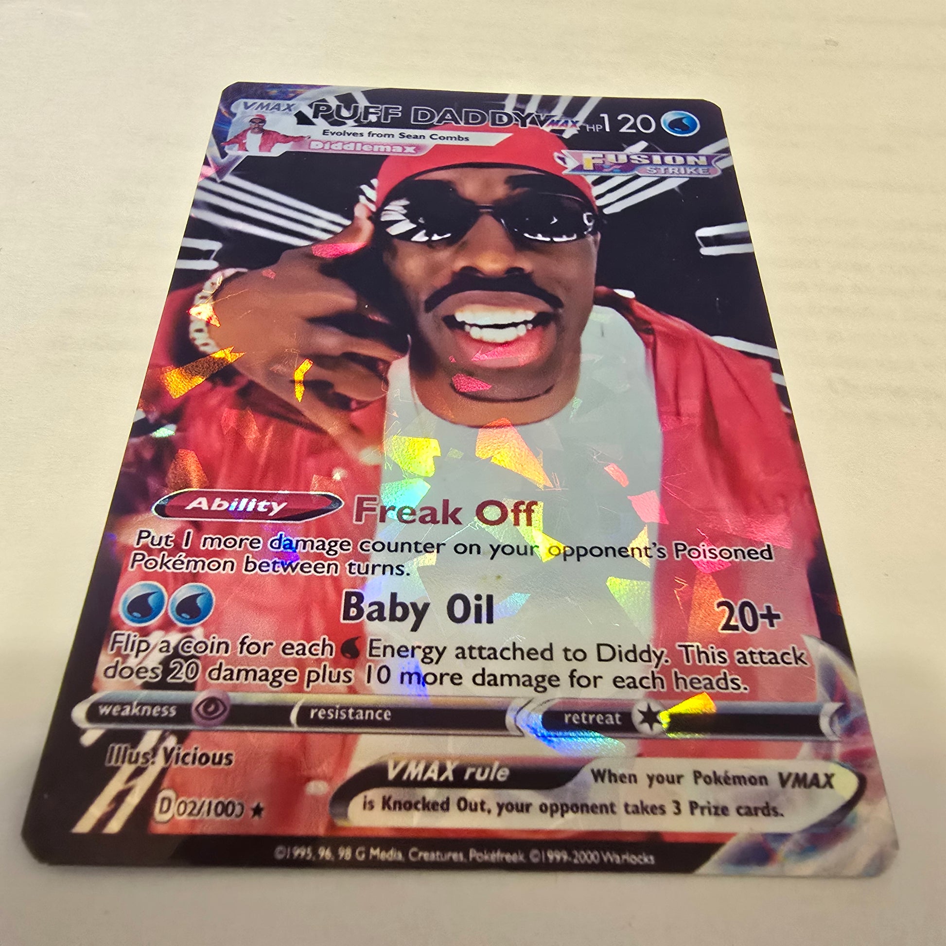 P Diddy Pokemon Card - Puff Daddy