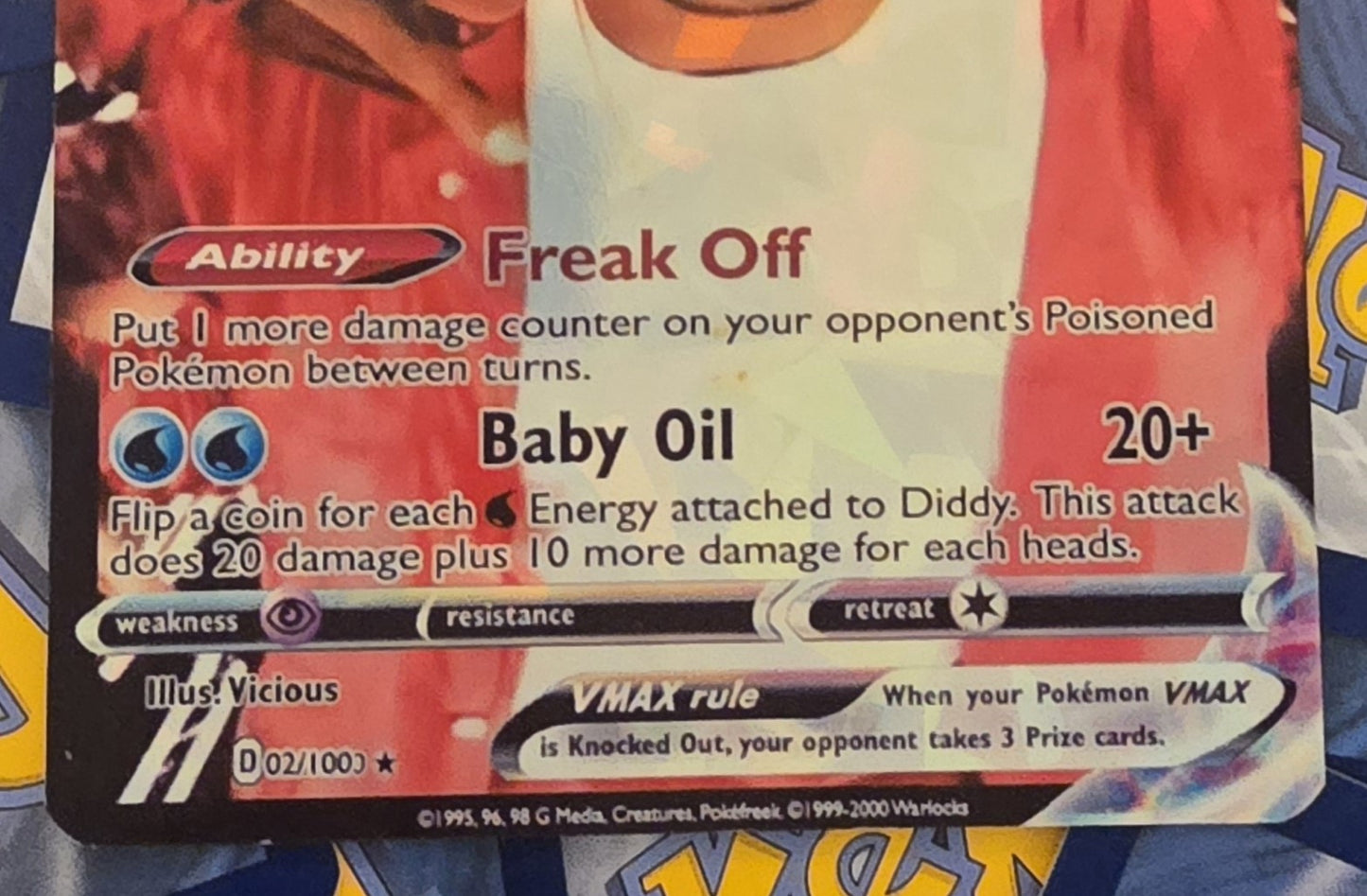 P Diddy Pokemon Card - Puff Daddy