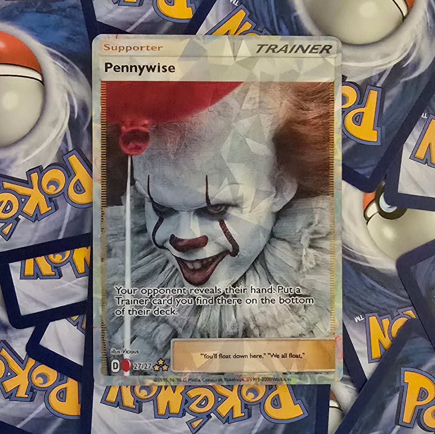 Pennywise Pokemon Trainer Card - IT