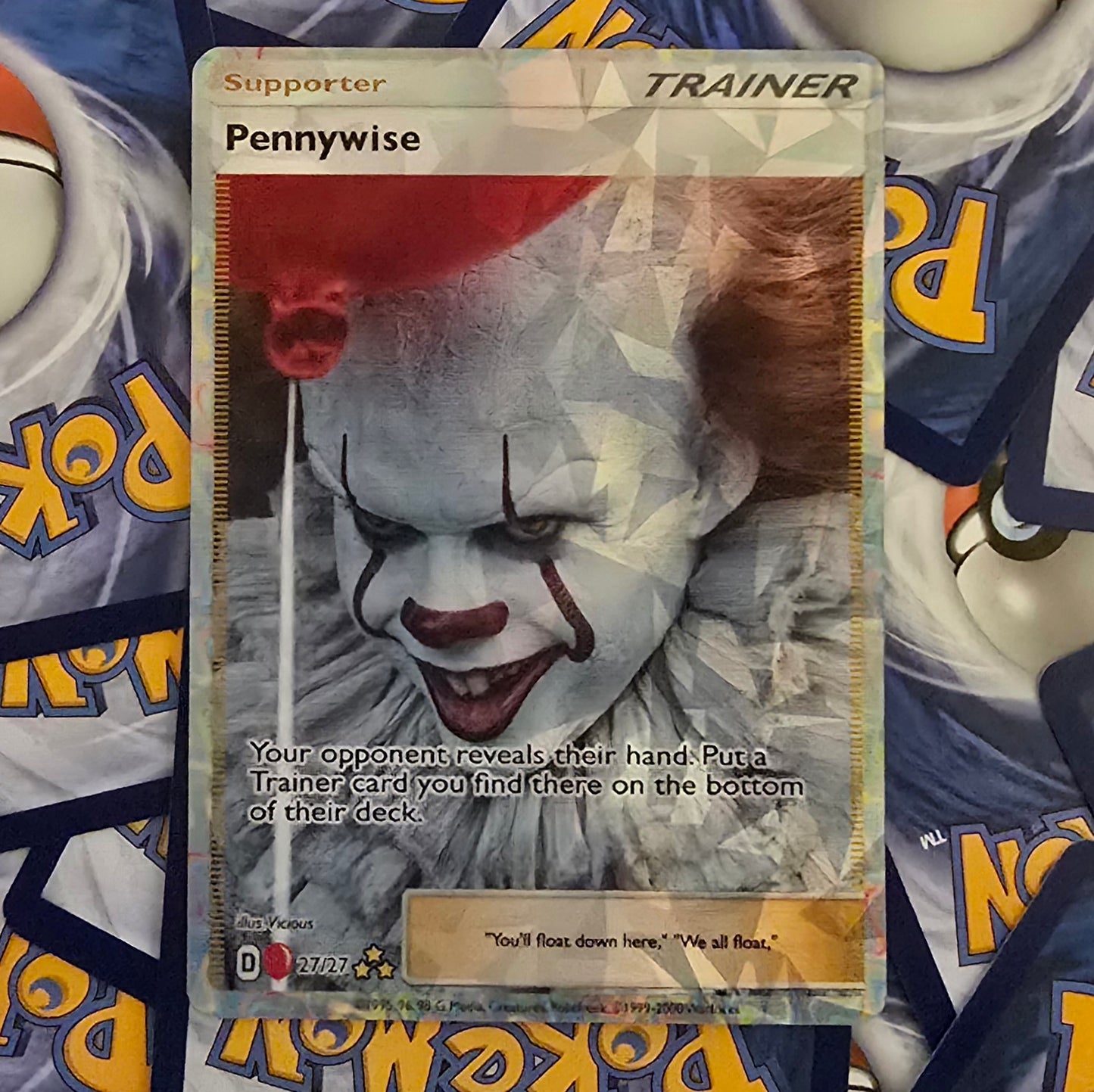 Pennywise Pokemon Trainer Card - IT