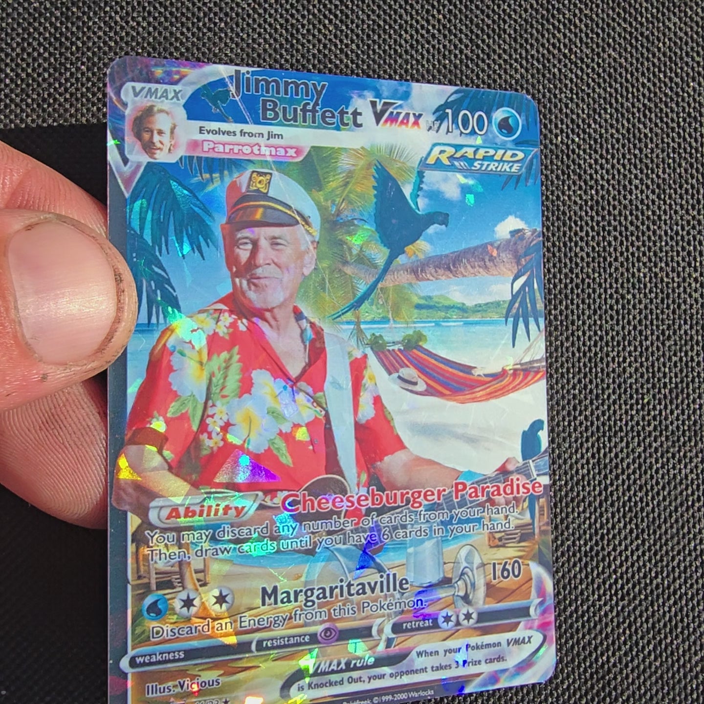 Jimmy Buffett Pokemon Card