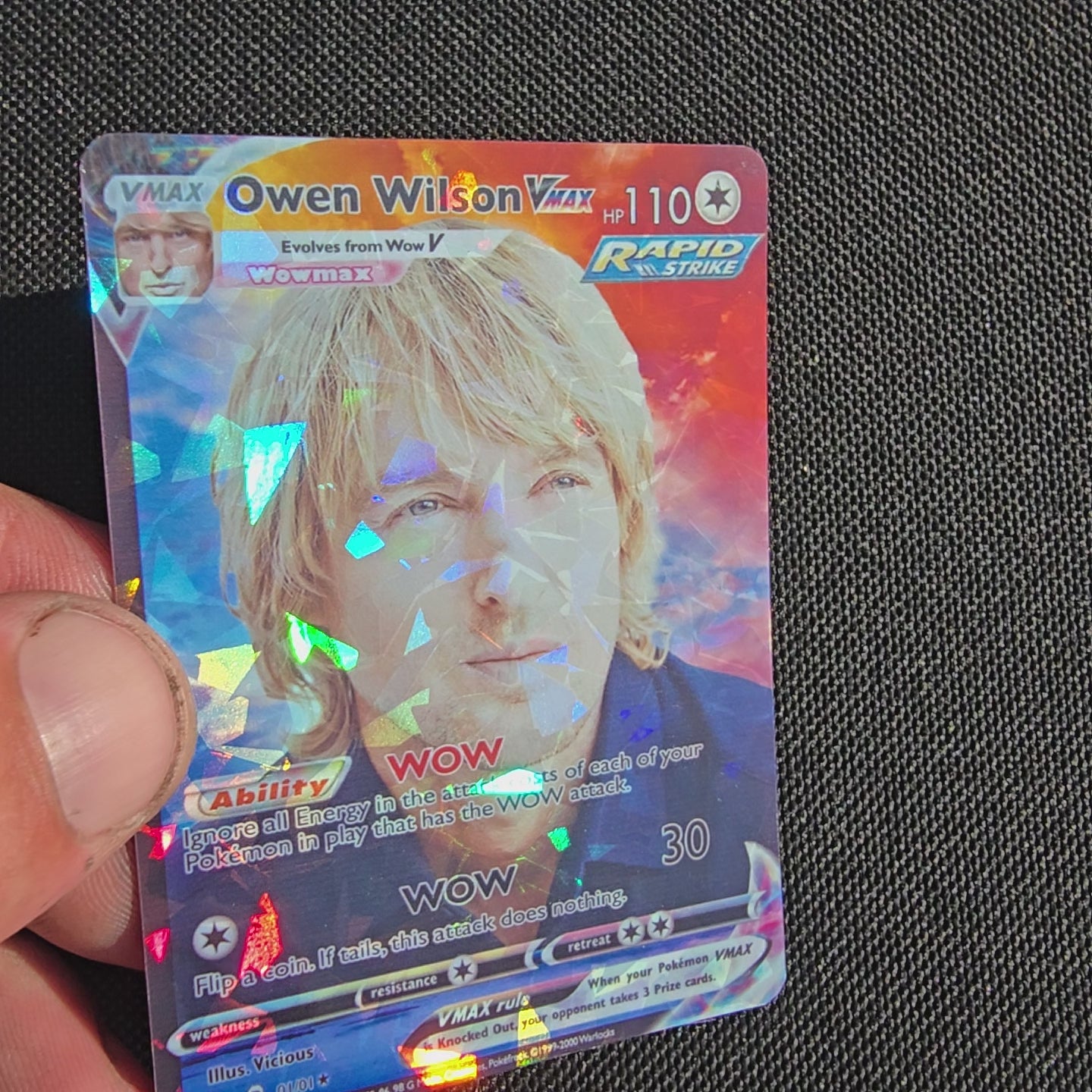 Owen Wilson Pokemon Card