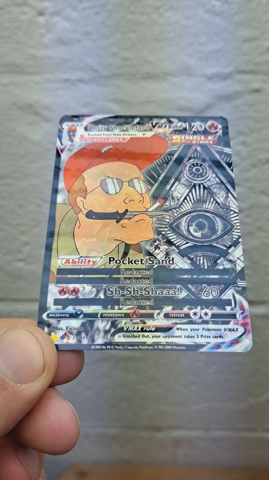Dale Gribble Pokemon Card - Rusty Shackleford - king of the hill
