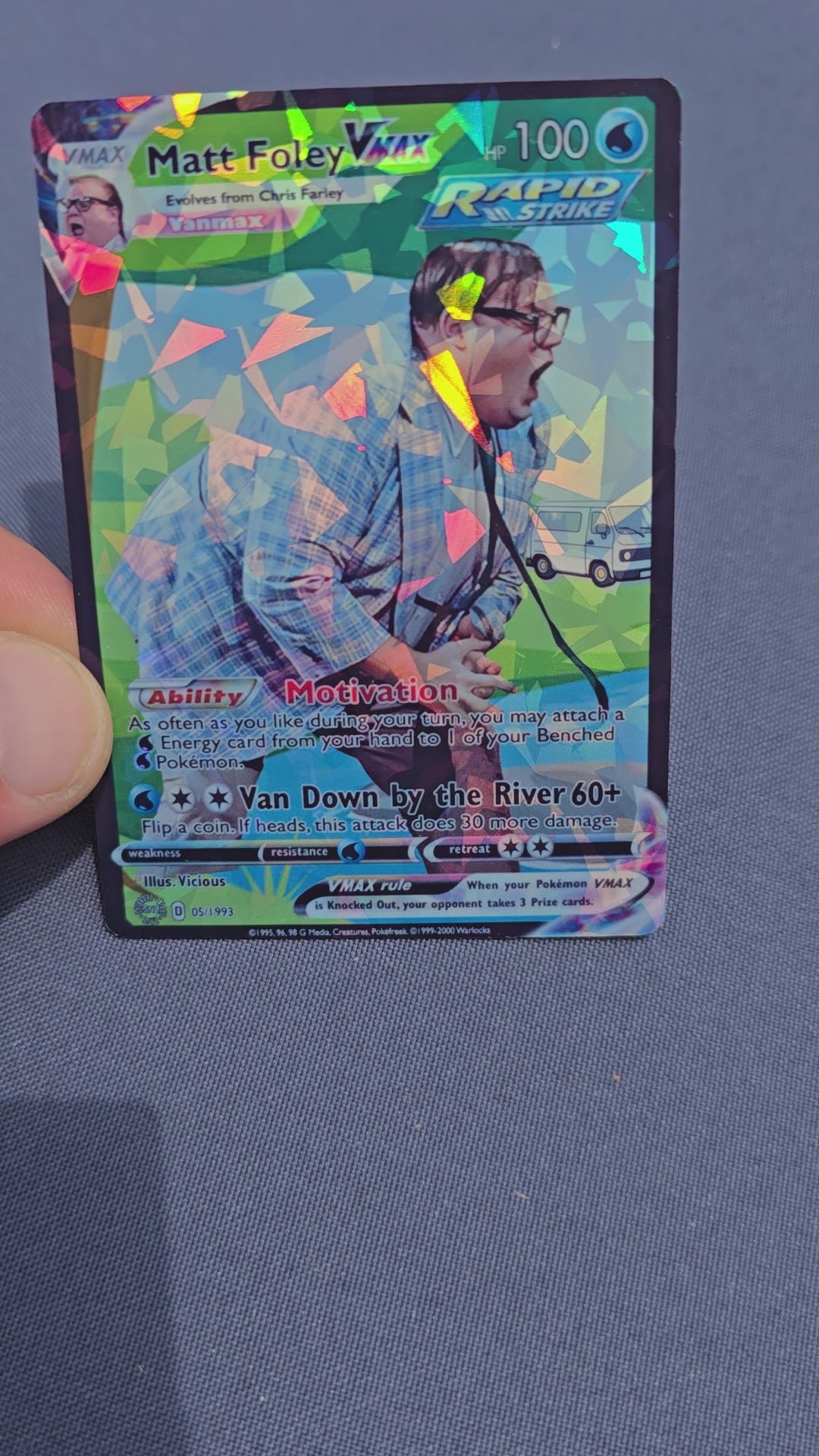 Chris Farley Pokemon Card