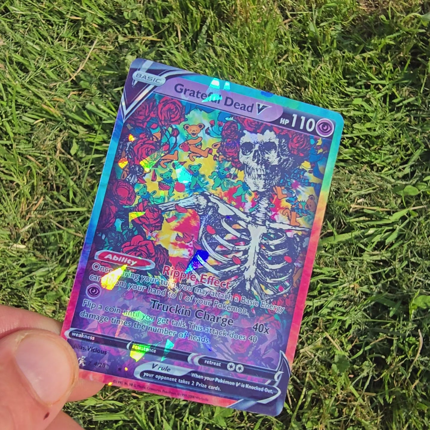 Grateful dead V Pokemon Card - Ripple Effect
