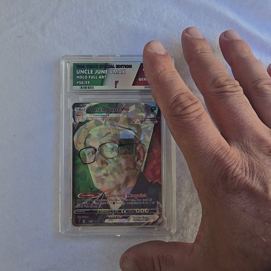 Uncle June Pokemon Card w/ Custom Slab - The Sopranos - Uncle Jr
