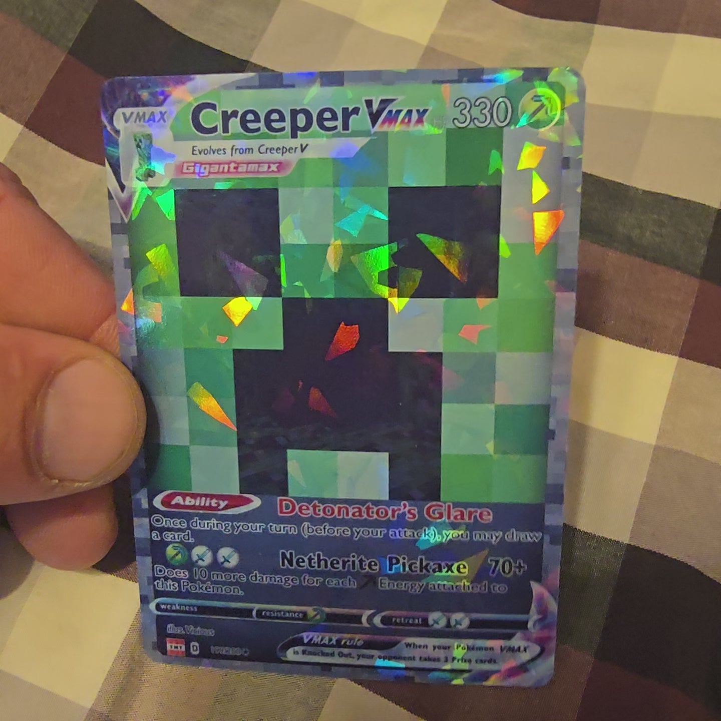 Creeper Pokemon Card - Creeper - Minecraft