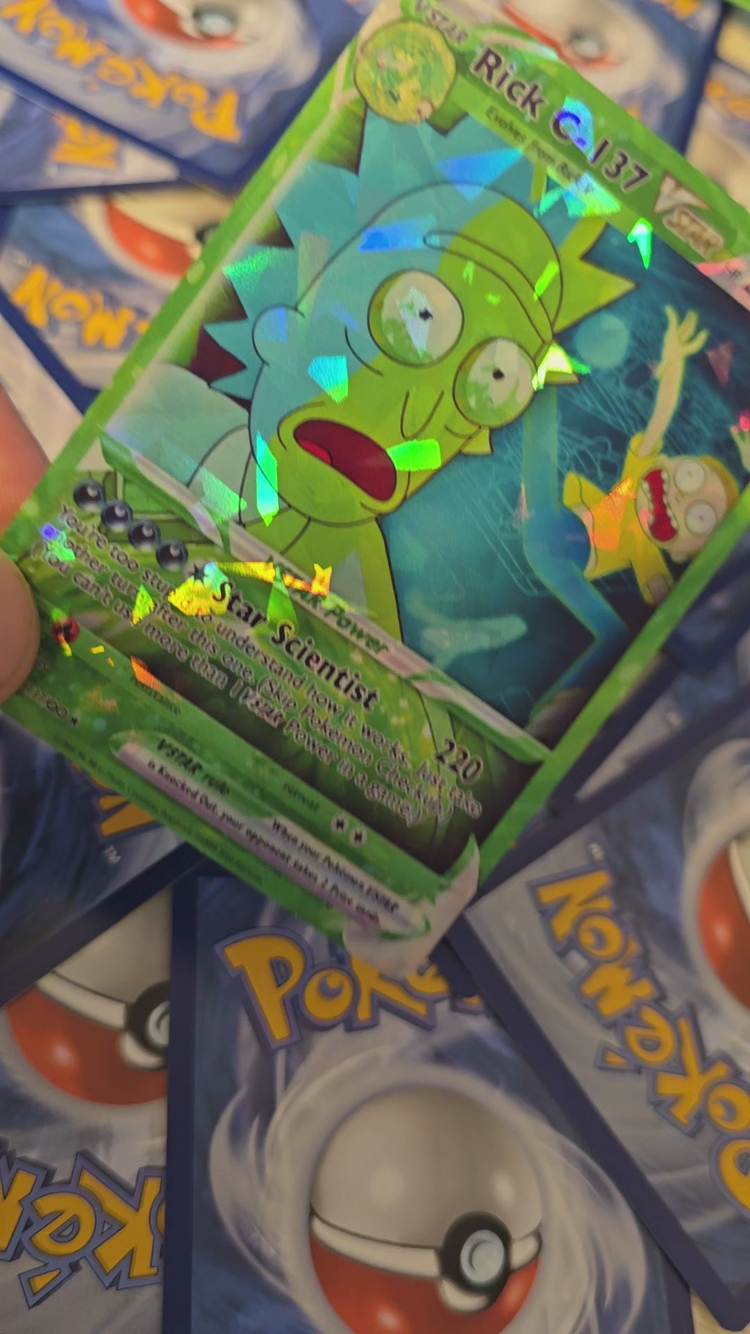 Rick C-137 Pokemon Card - Rick And Morty