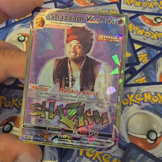 Shazaam Pokemon Card - Sinbad - Mandela effect