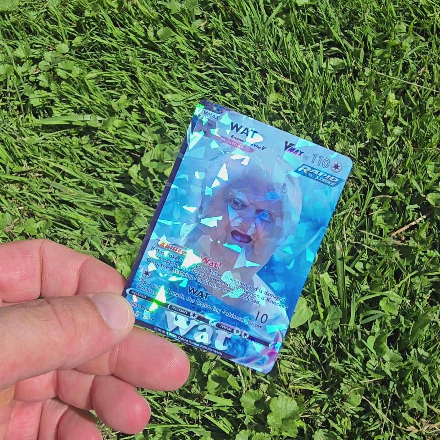 Wat lady Meme Pokemon Card