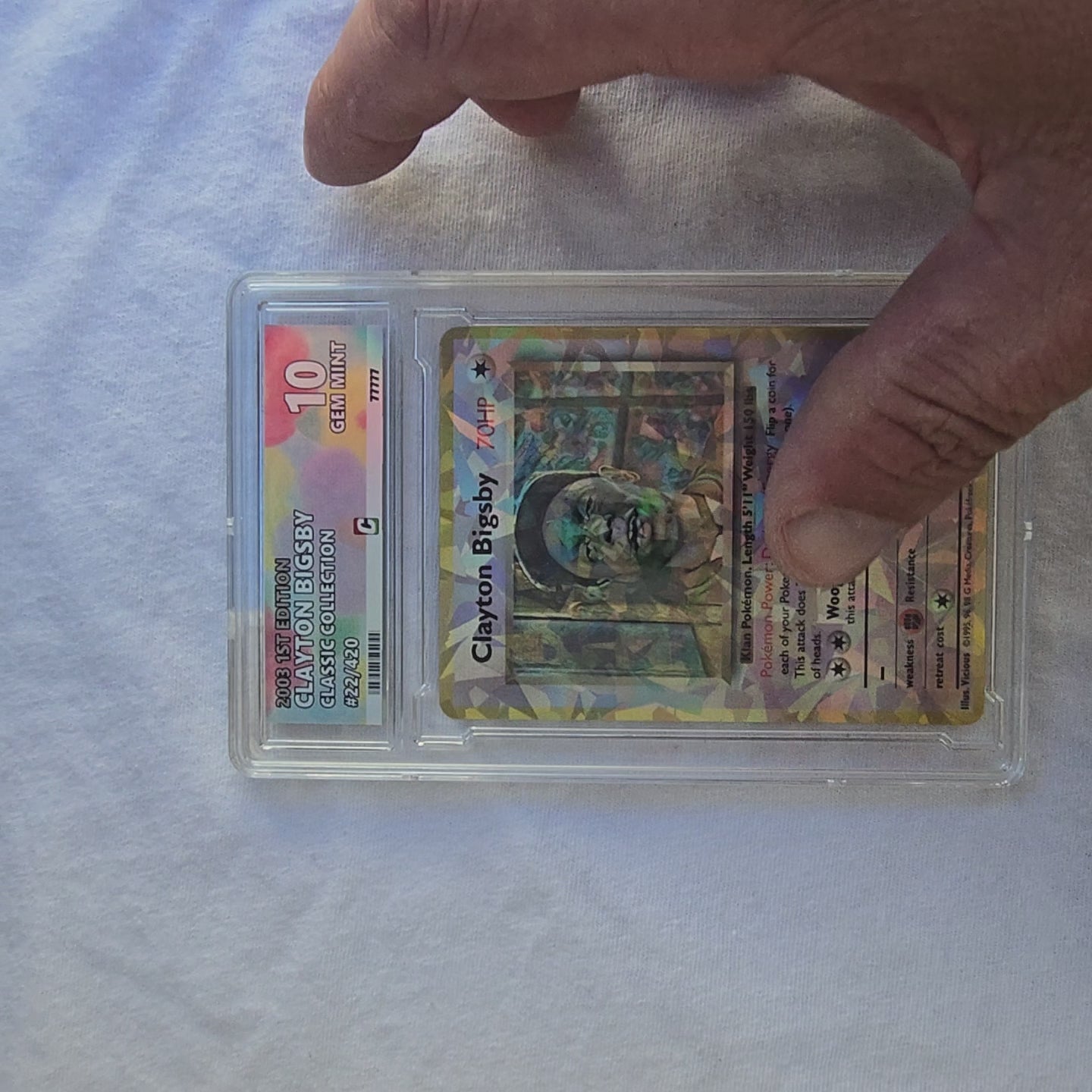 Clayton Bigsby With Custom Slab Pokemon Card - Chappelle Show