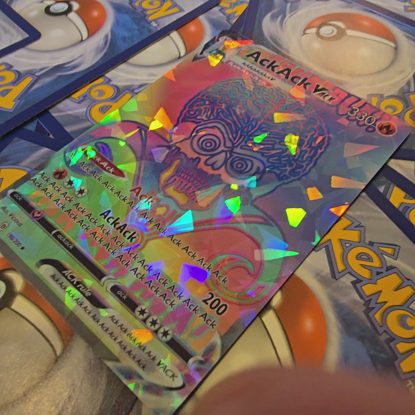 Mars Attacks Pokemon Card - ACK!!!