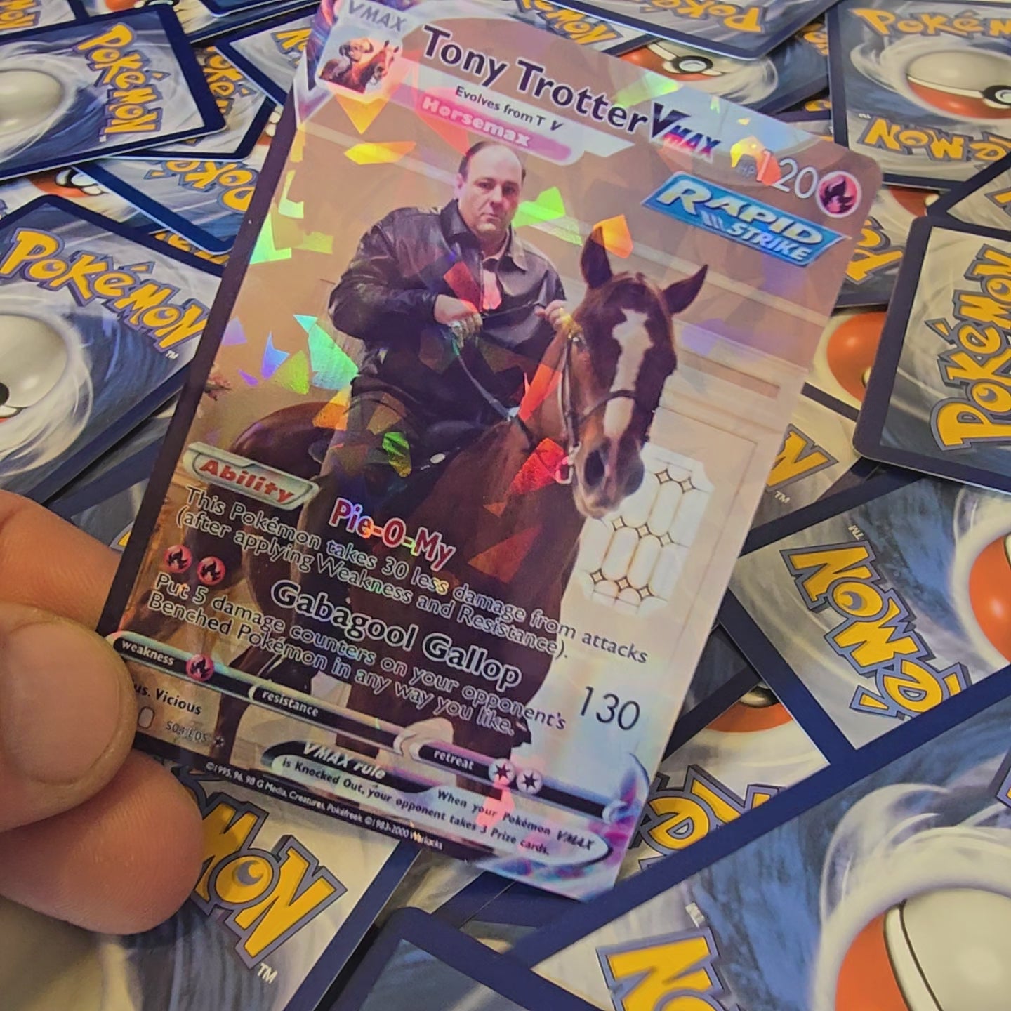 Tony Soprano Pokemon Card - Trotter Tone - Tony Soprano on Pie-o-my