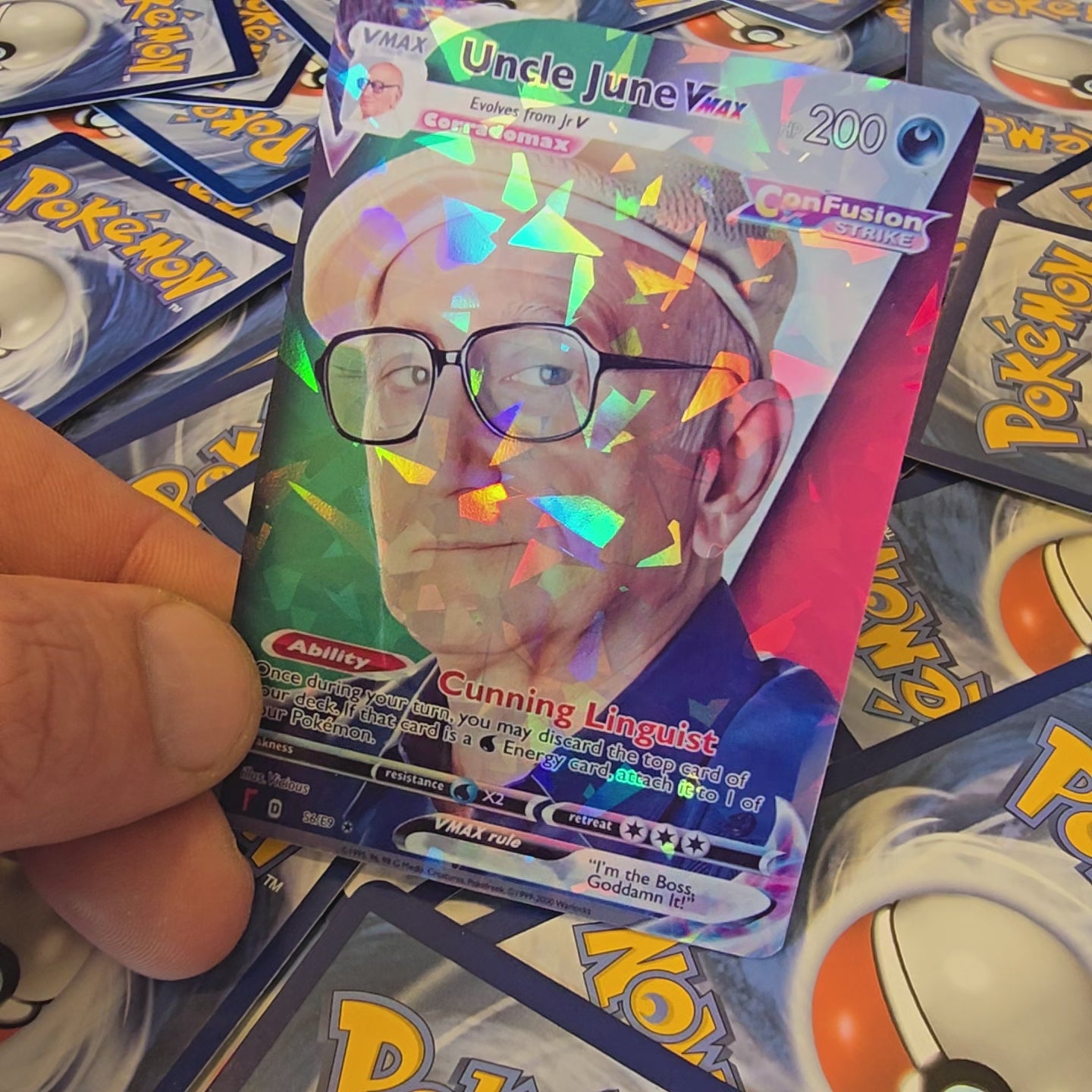 Uncle June Pokemon Card - The Sopranos - Uncle Jr