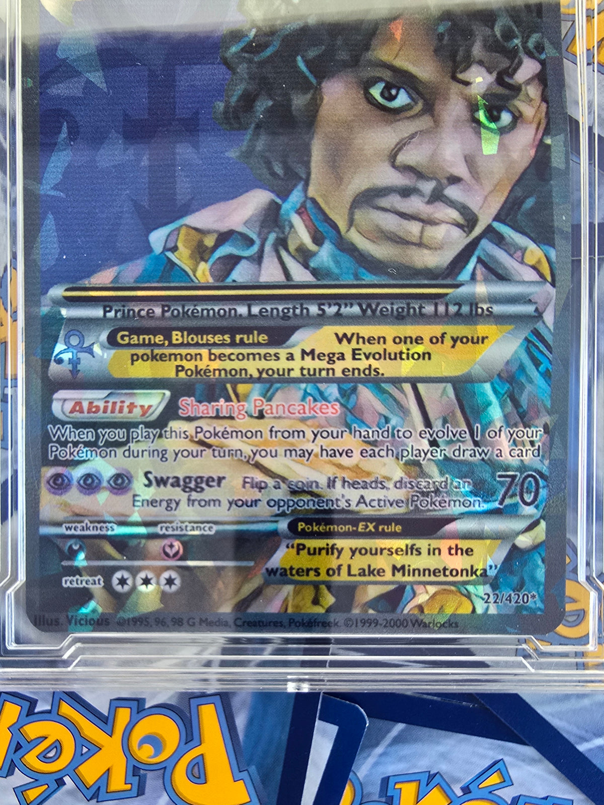Prince With Custom Slab Pokemon Card 