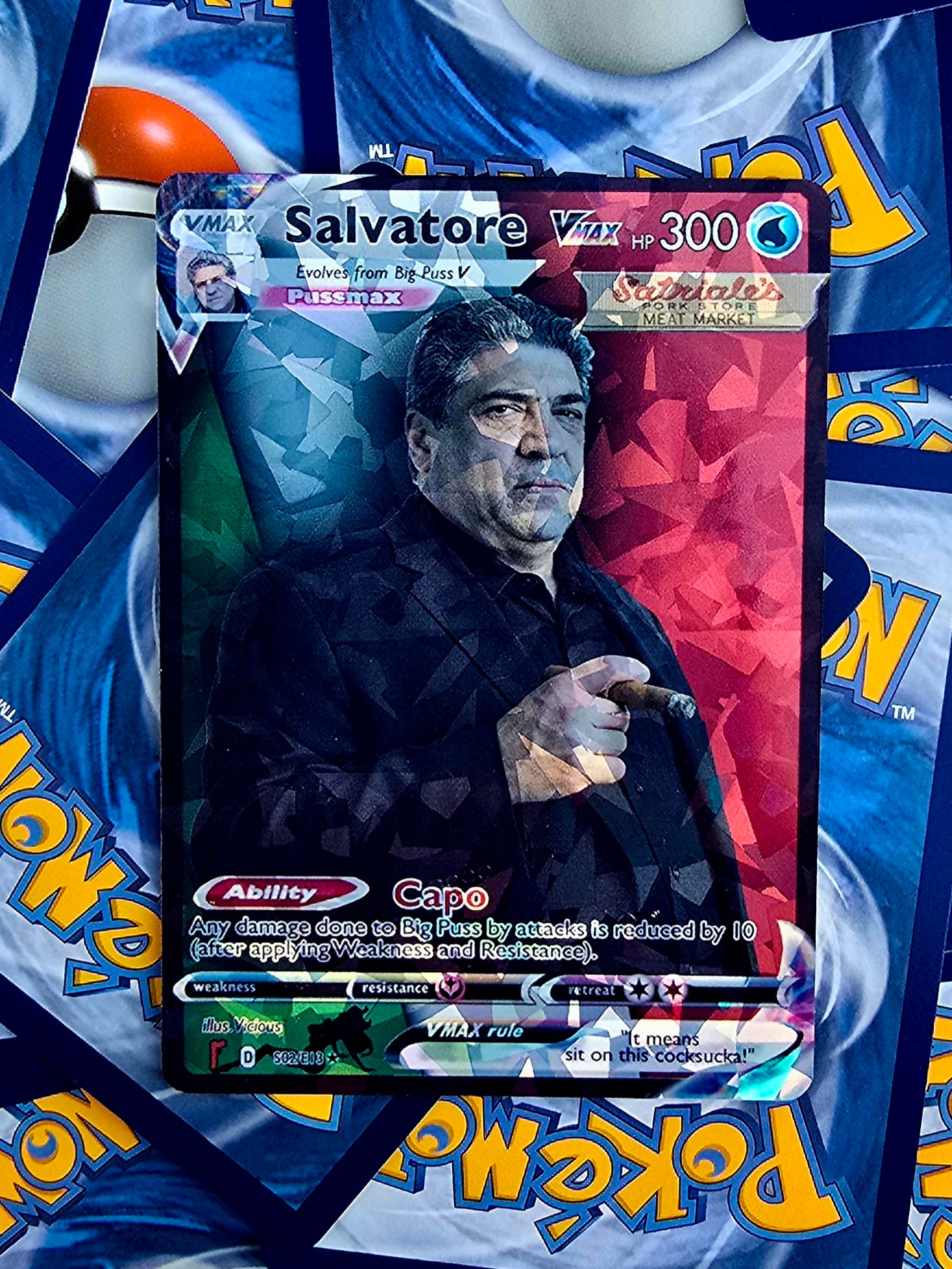 Salvatore "Big Puss" Pokemon Card - The Sopranos