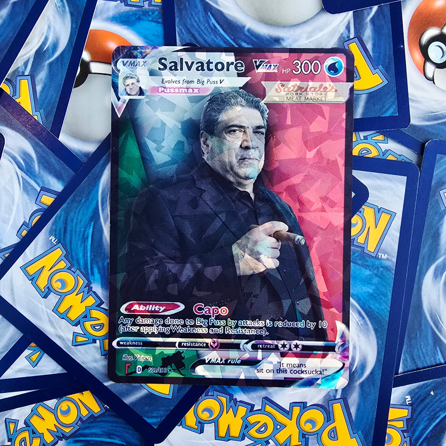 Salvatore "Big Puss" Pokemon Card - The Sopranos