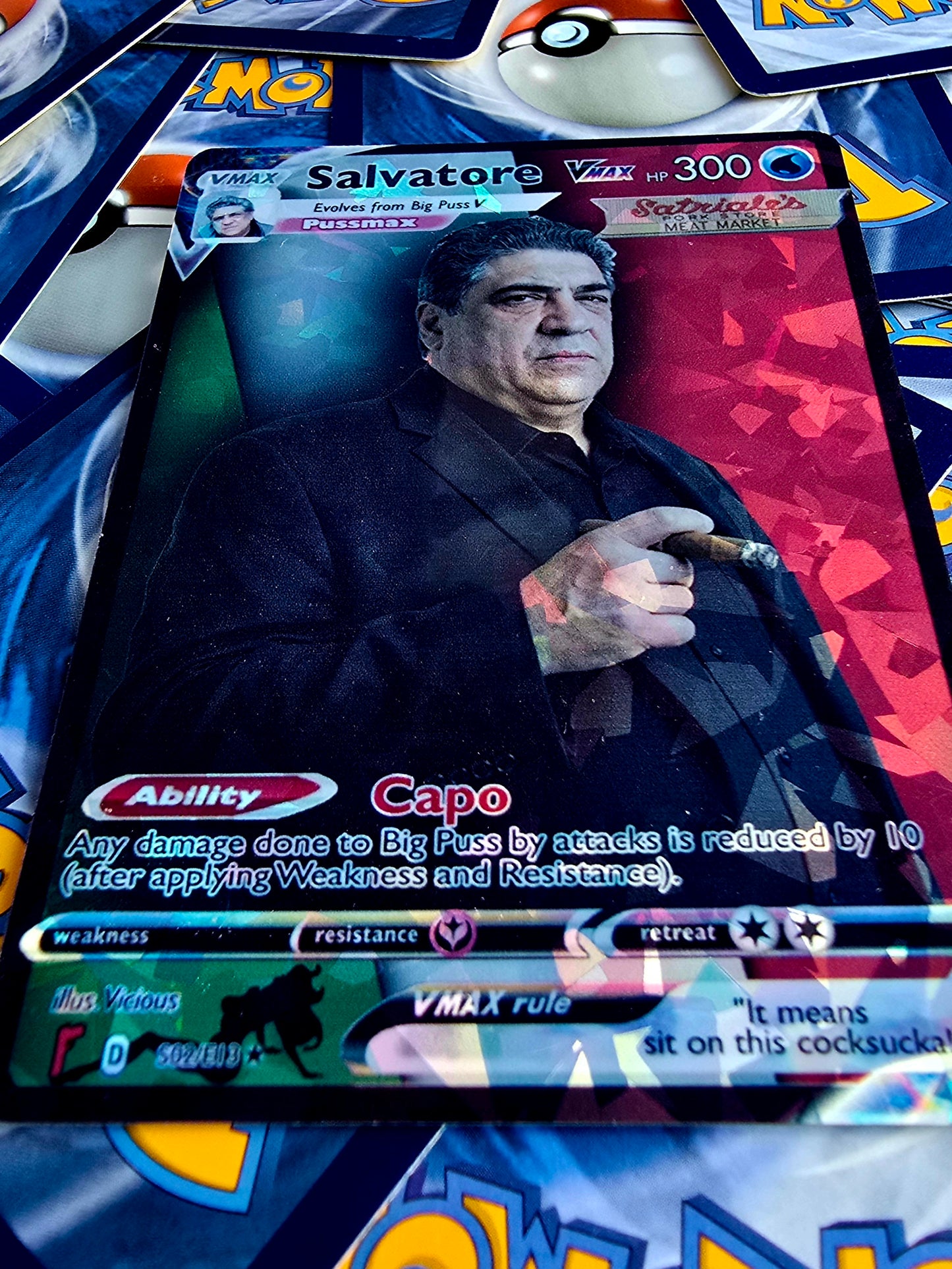 Salvatore "Big Puss" Pokemon Card - The Sopranos