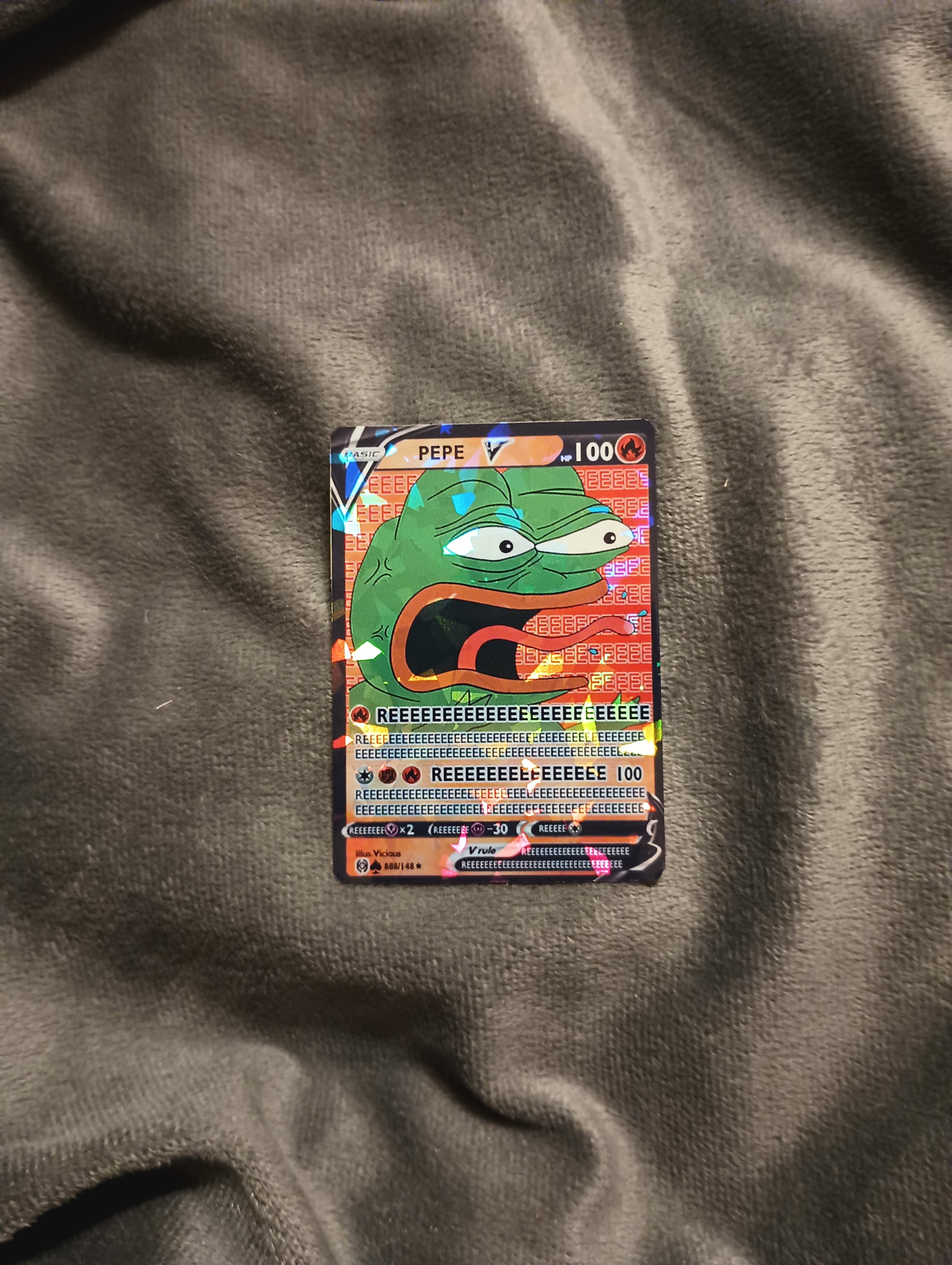 Pepe the frog - Reee Pokemon Card