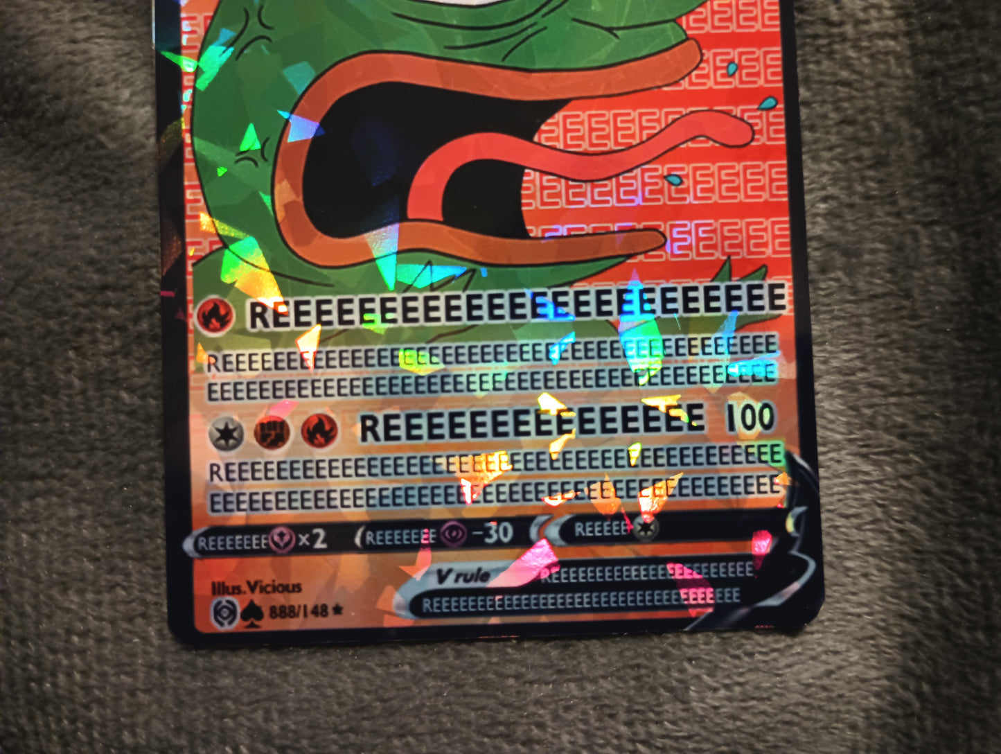 Pepe the frog - Reee Pokemon Card