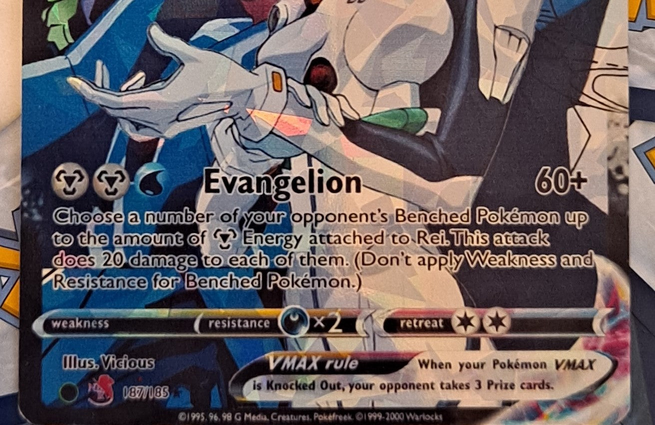 Asuka Langley and Rei Ayanami Pokemon Card bundle -  Neon Genesis Evangelion - Anime