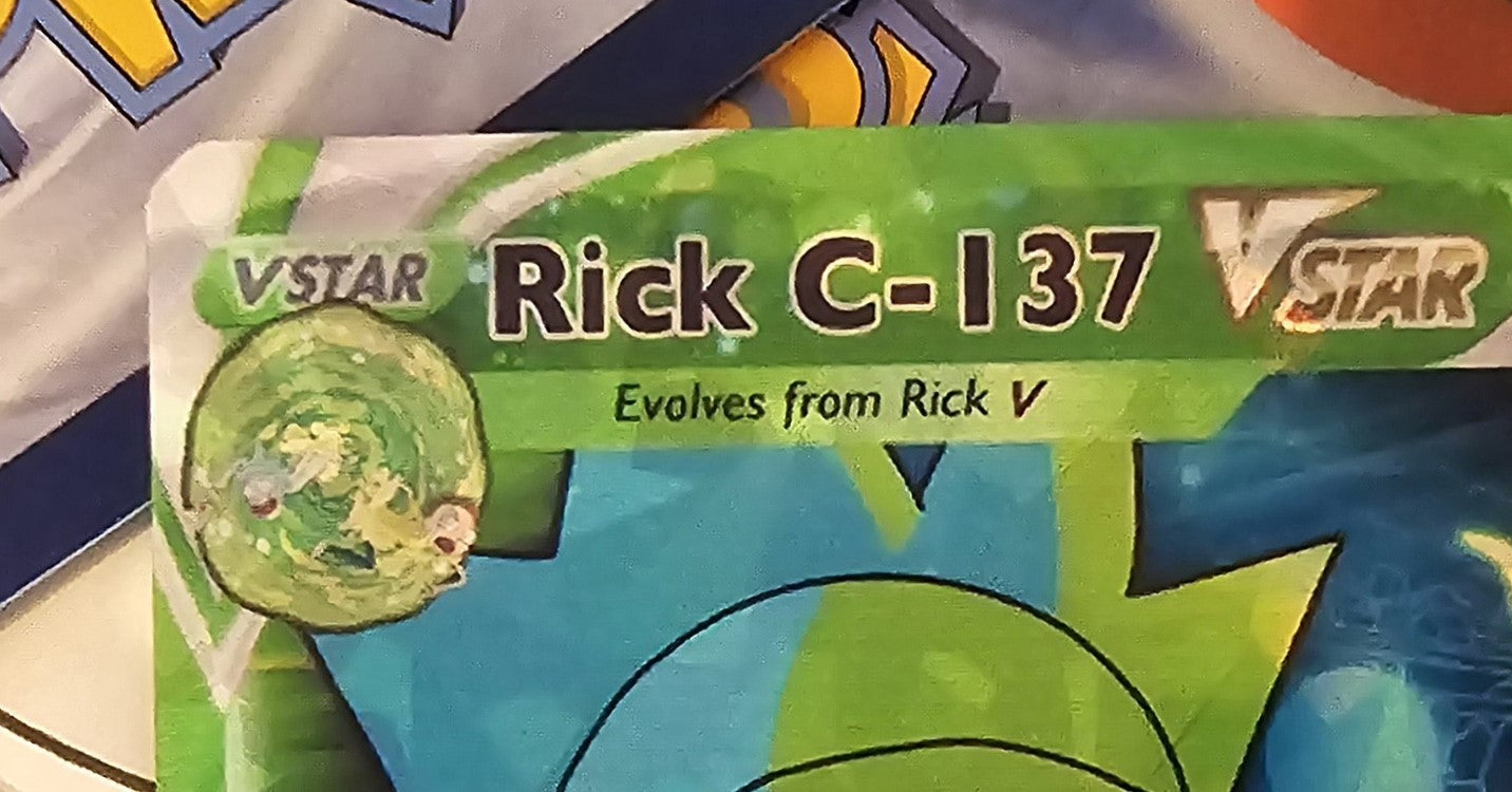 Rick C-137 Pokemon Card - Rick And Morty