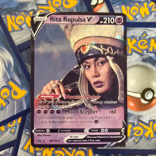 Rita Repulsa Pokemon Card - Power Rangers