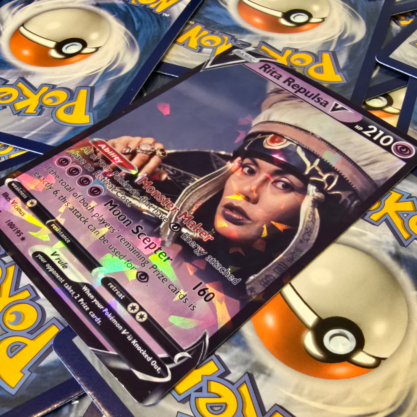 Rita Repulsa Pokemon Card - Power Rangers