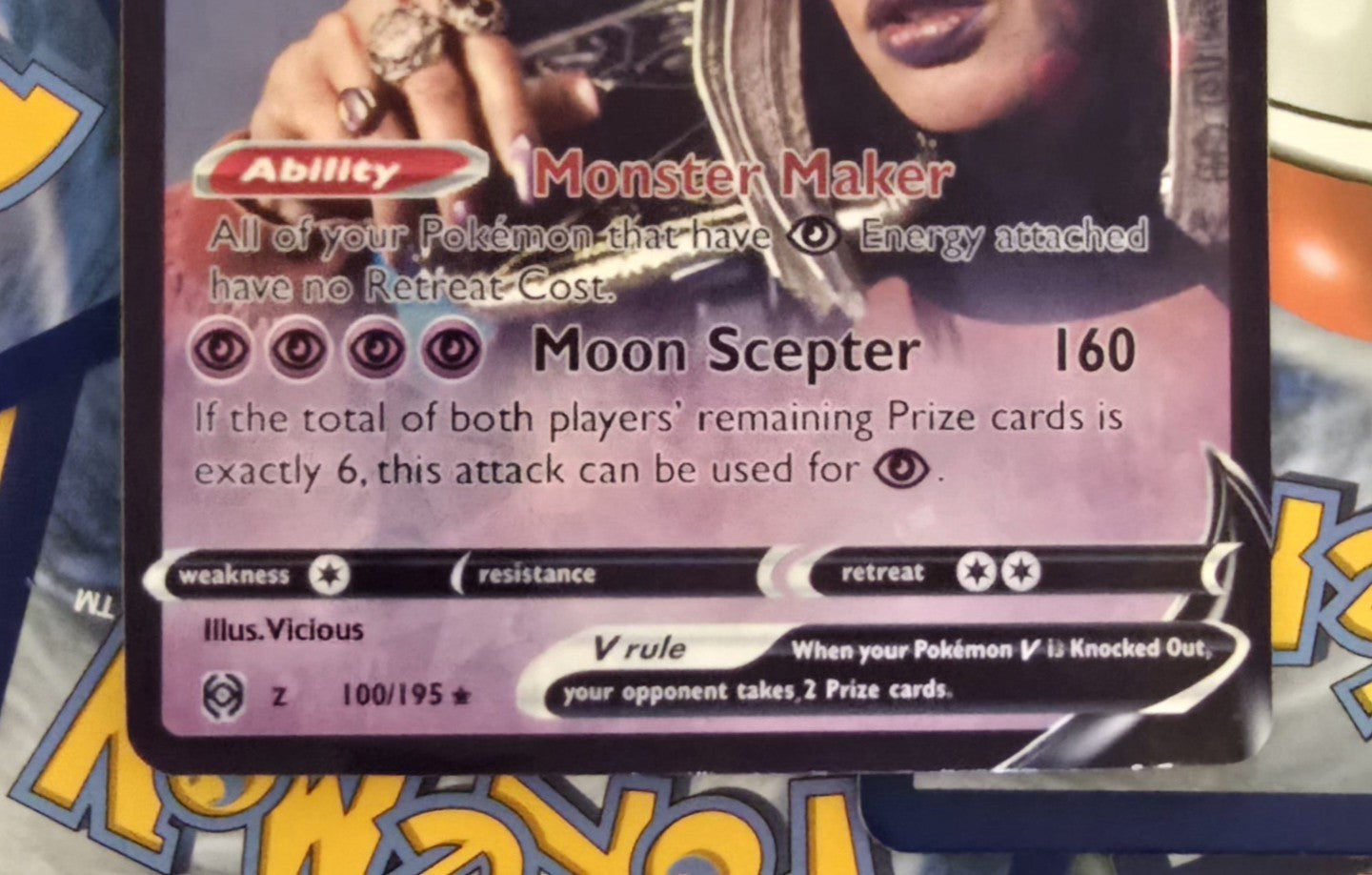 Rita Repulsa Pokemon Card - Power Rangers