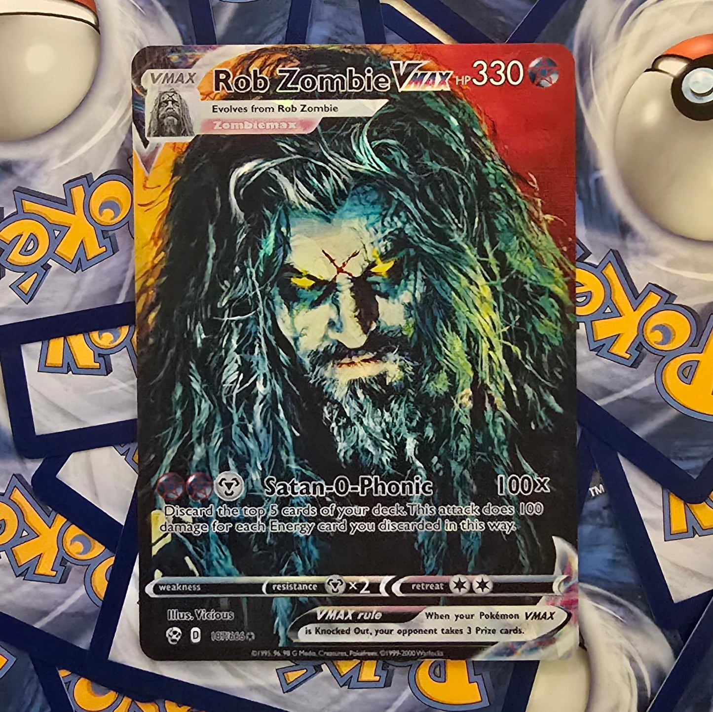 Rob Zombie Pokemon Card - White Zombie