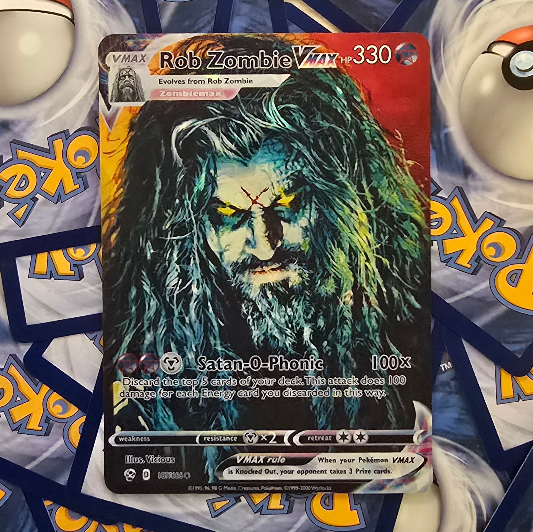 Rob Zombie Pokemon Card - White Zombie