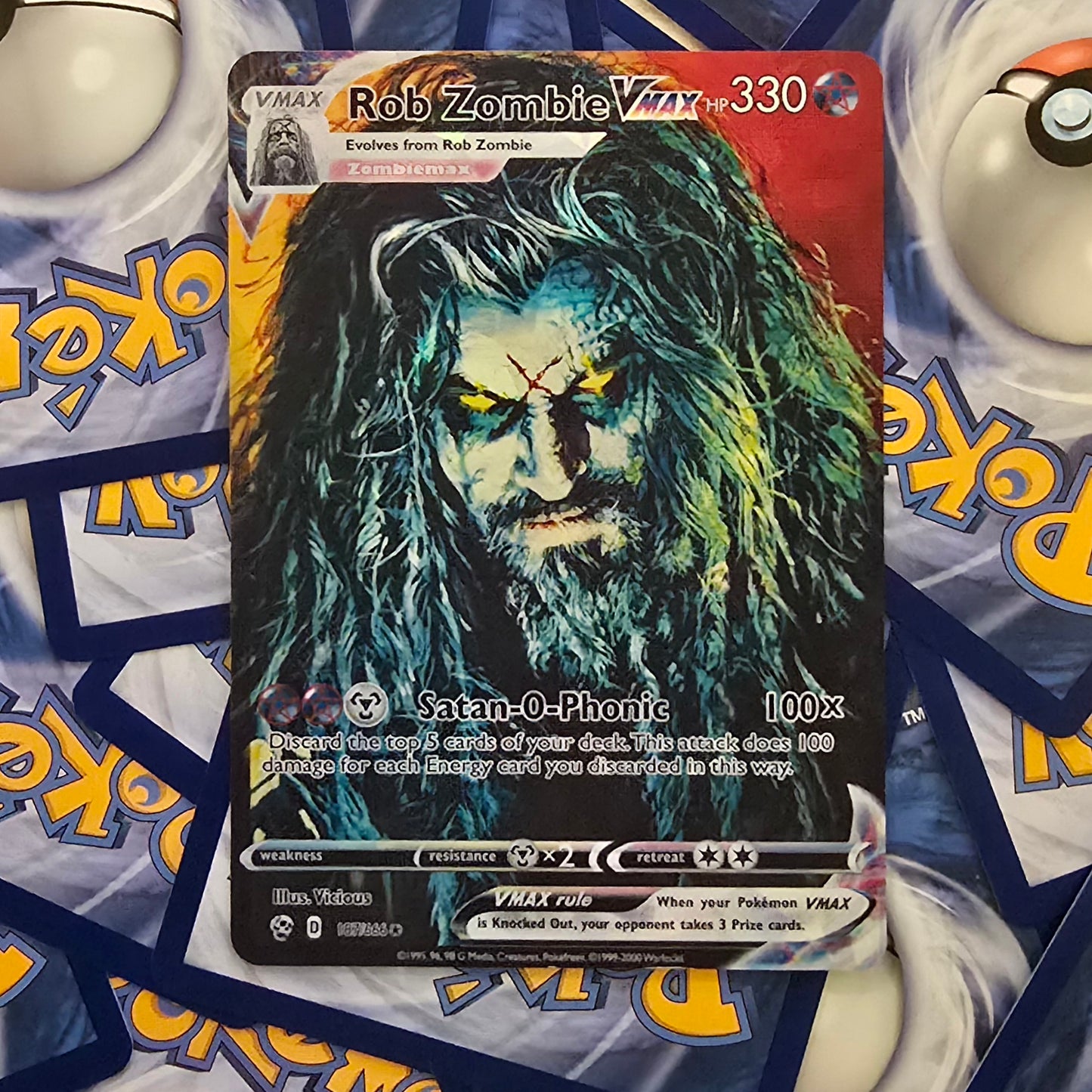 Rob Zombie Pokemon Card - White Zombie