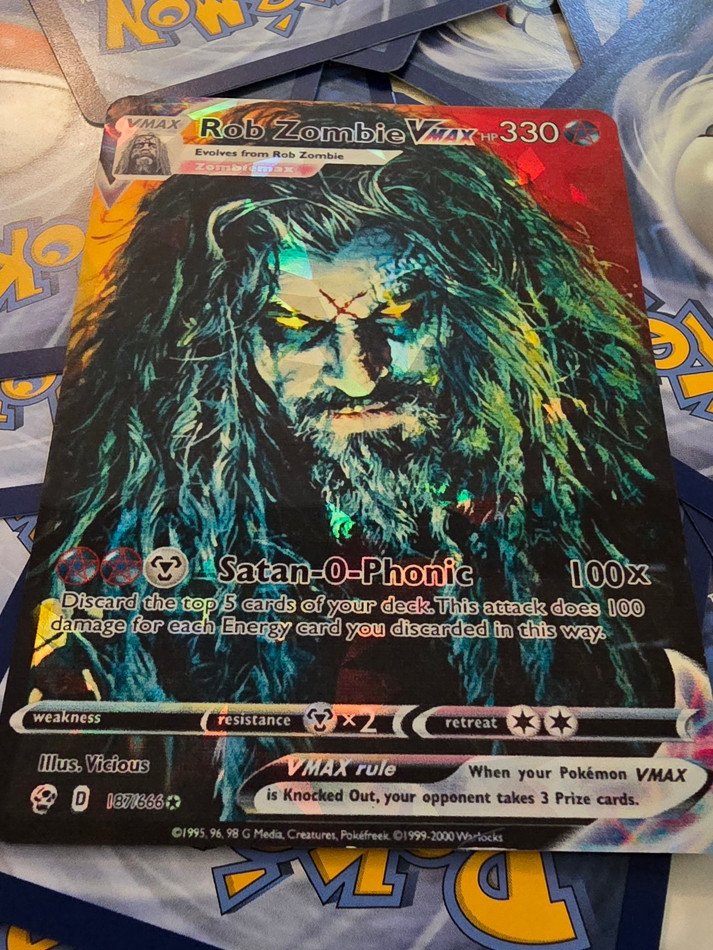 Rob Zombie Pokemon Card - White Zombie