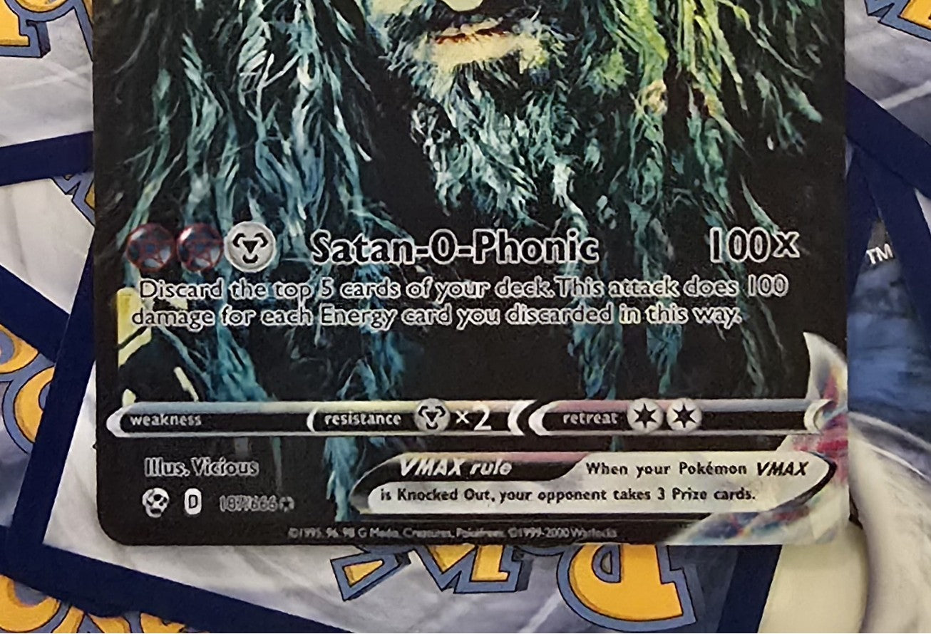 Rob Zombie Pokemon Card - White Zombie