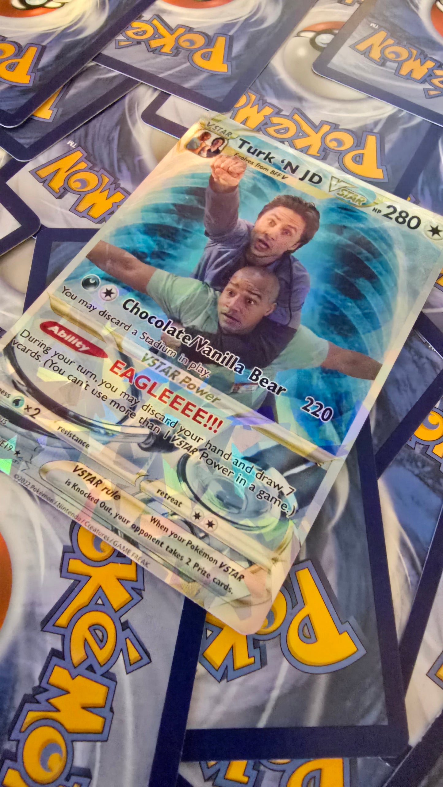 Turk and JD Pokemon Card - Scrubs
