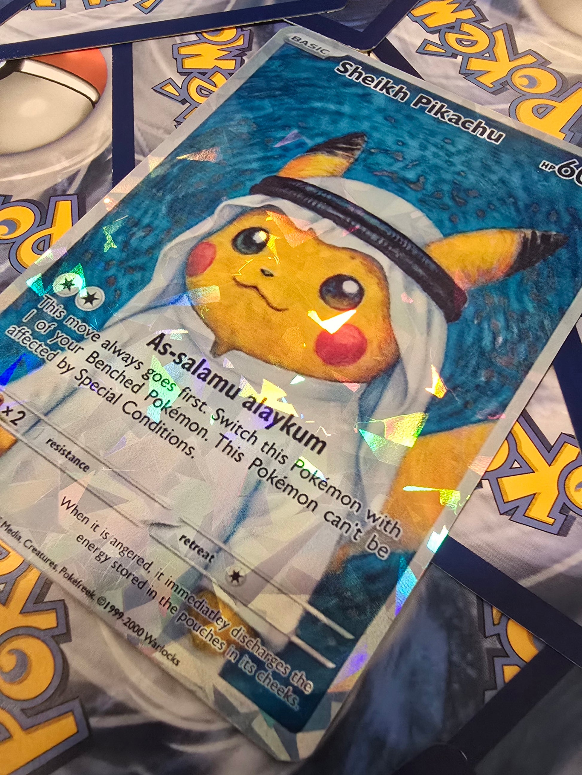 Sheikh Pikachu Pokemon Card