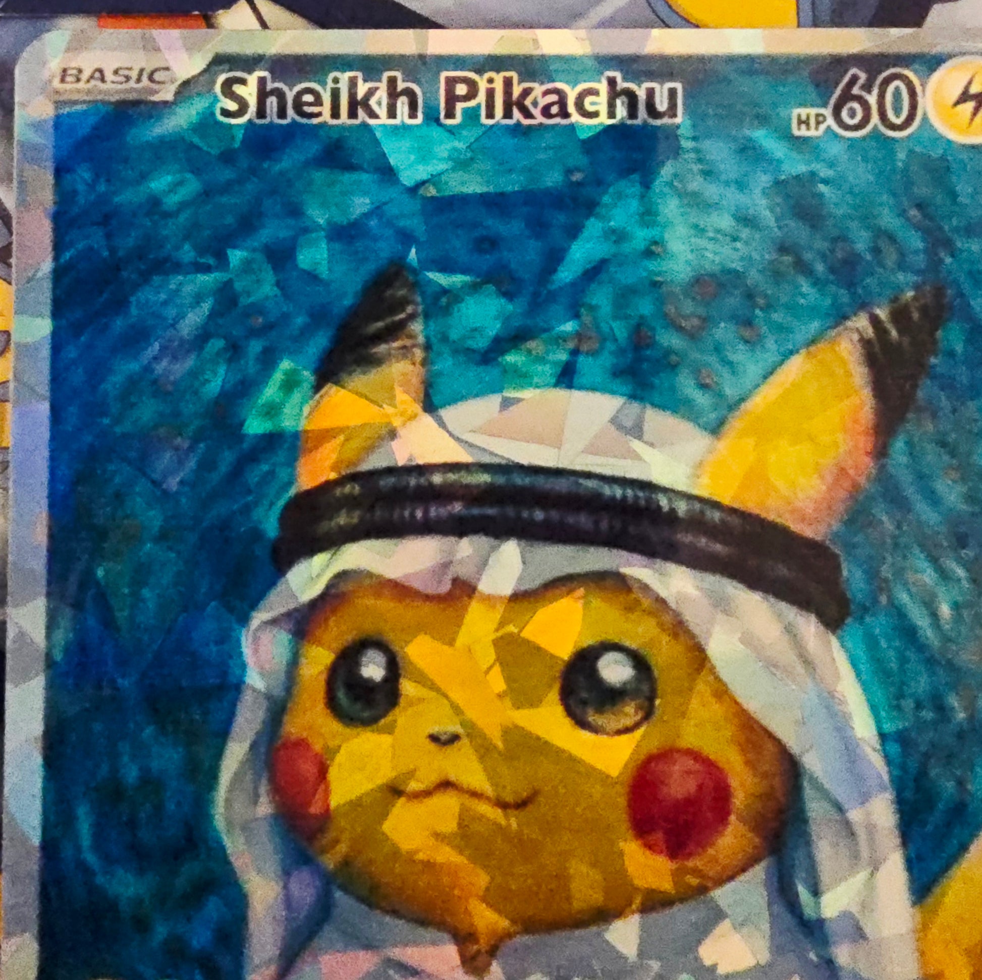 Sheikh Pikachu Pokemon Card