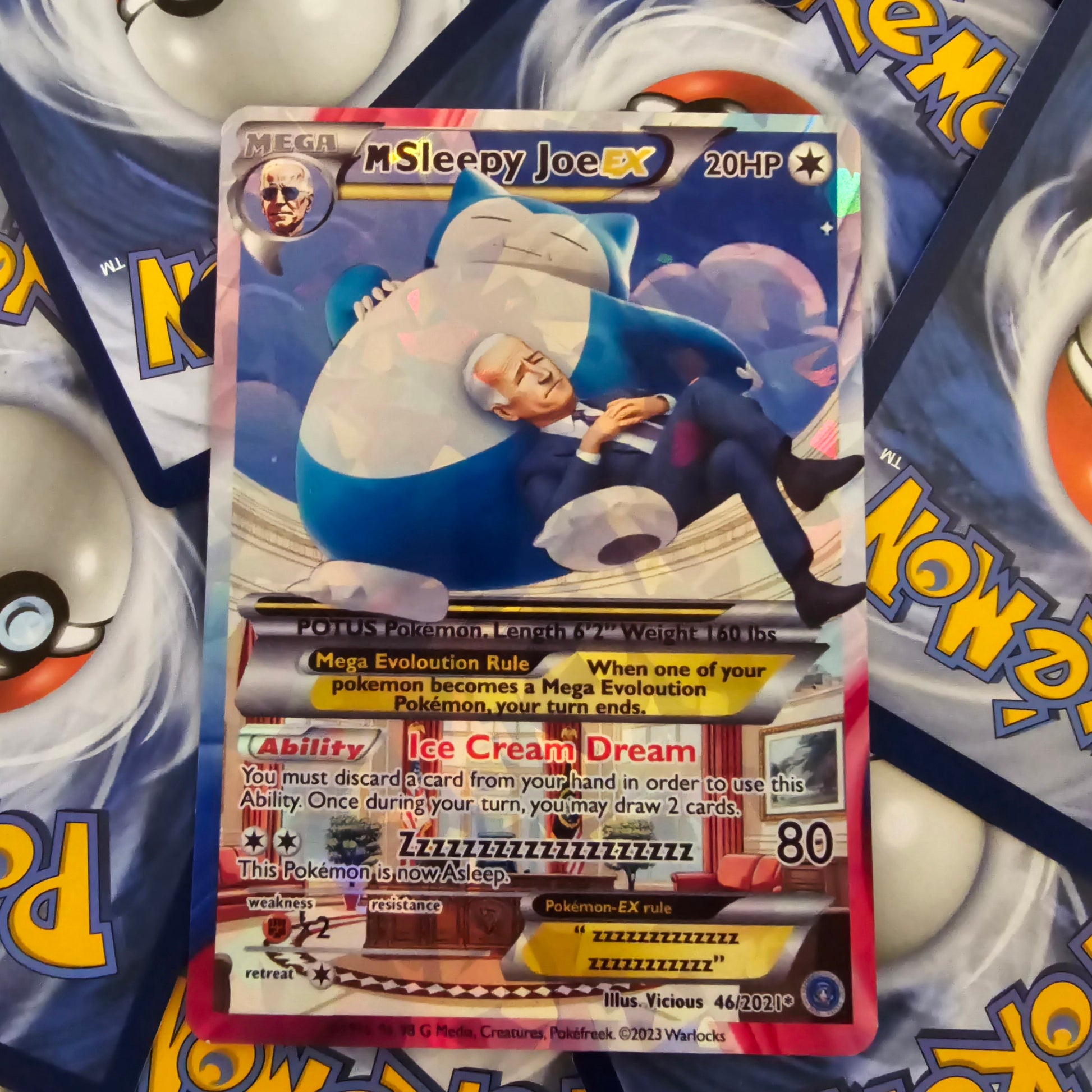 Sleepy Joe And Snorlax Pokemon Card โ ViciousProxies