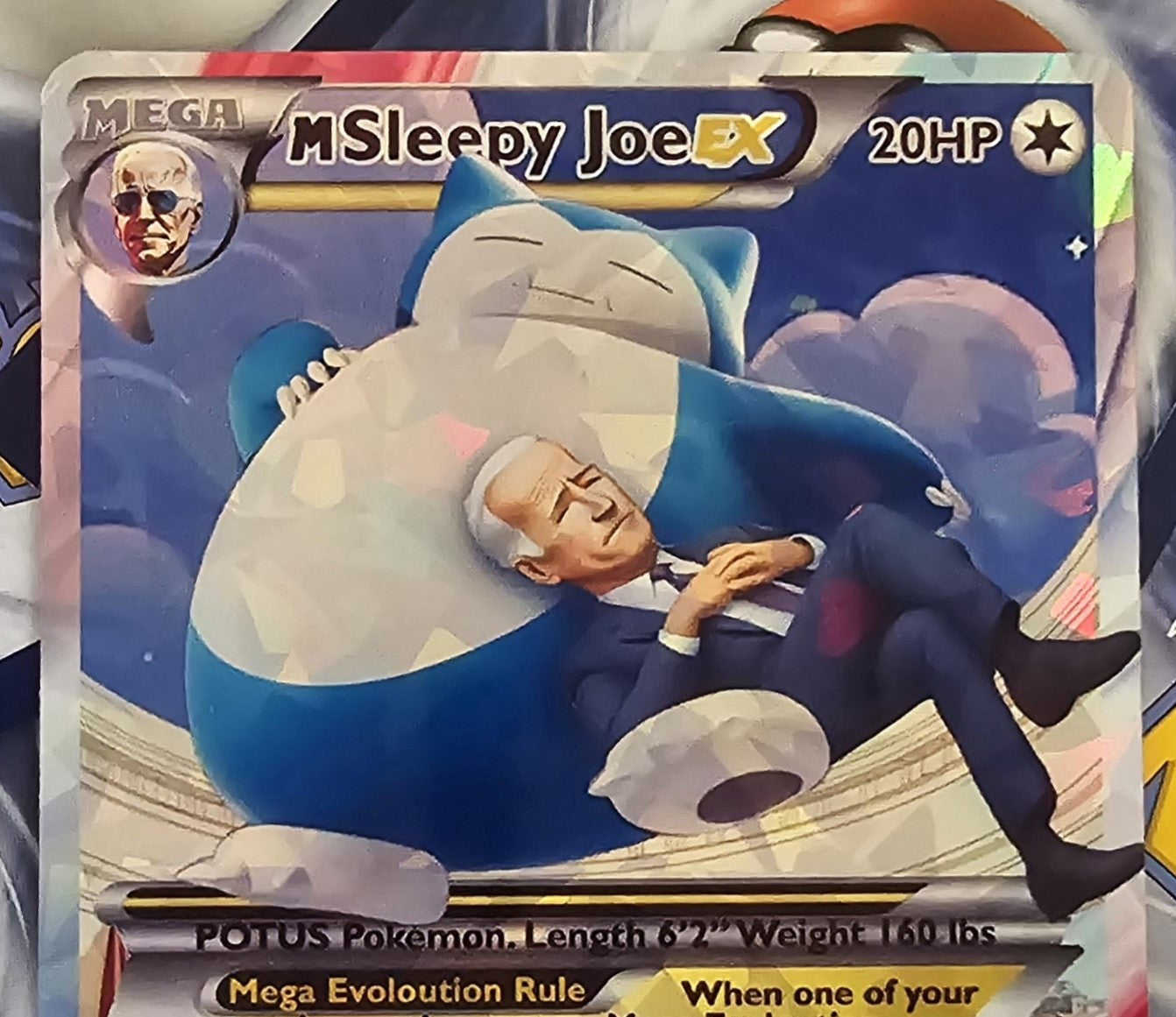 Sleepy Joe And Snorlax Pokemon Card