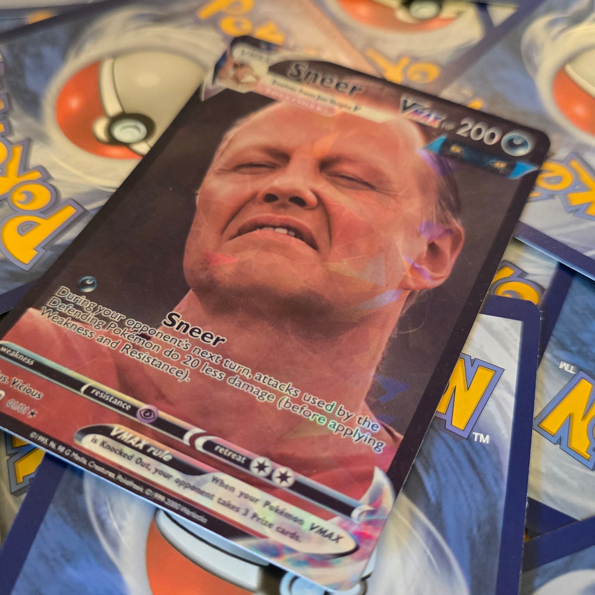 Sneer Pokemon Card - Anaconda