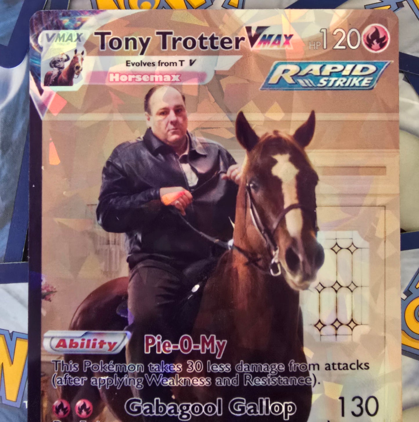 Tony Soprano Pokemon Card - Trotter Tone - Tony Soprano on Pie-o-my
