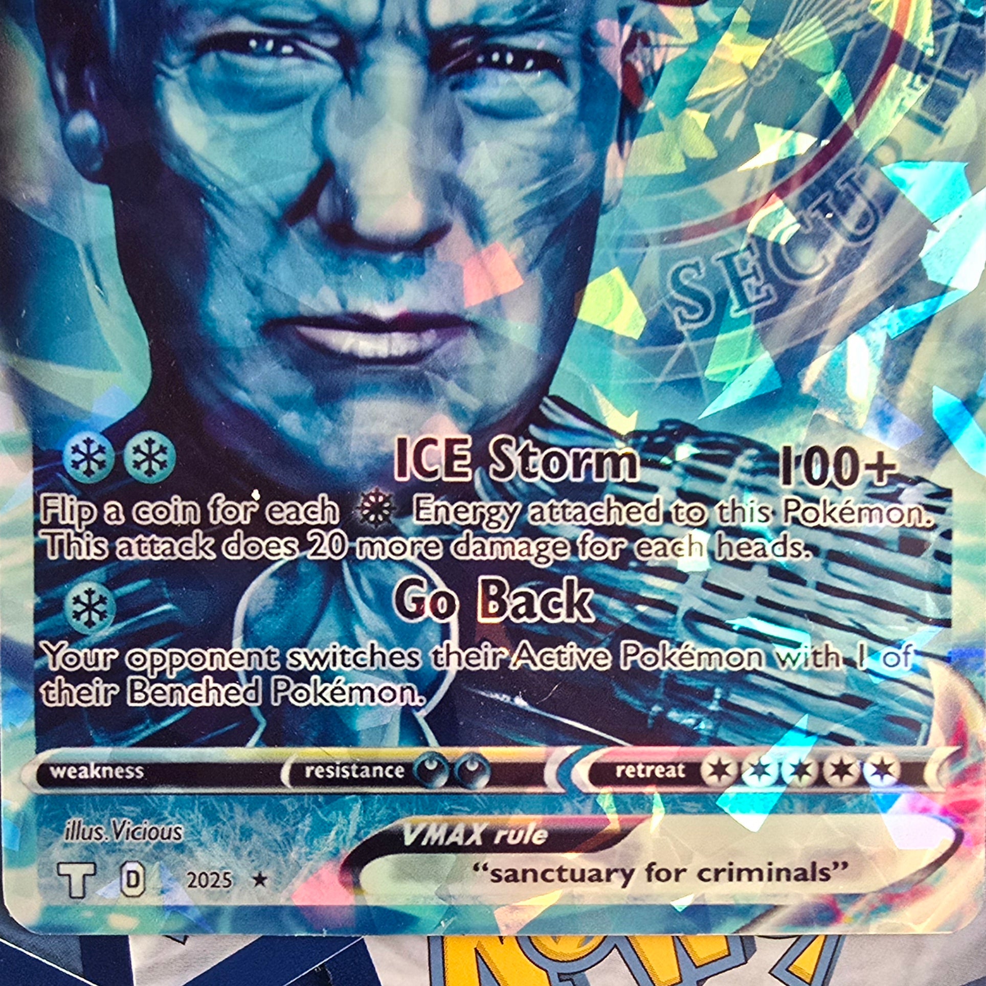 ice pokemon card Trump ICE Pokemon Card