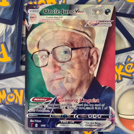 Uncle June Pokemon Card - The Sopranos - Uncle Jr