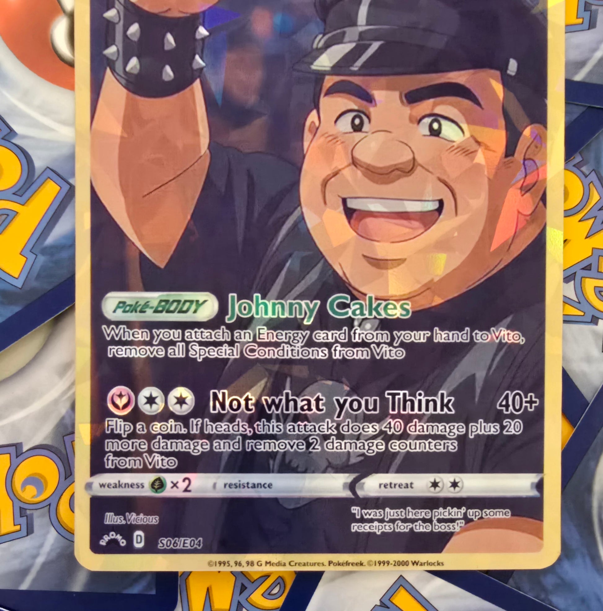 sopranos pokemon cards Tony Soprano Pokemon Card - Trotter Tone